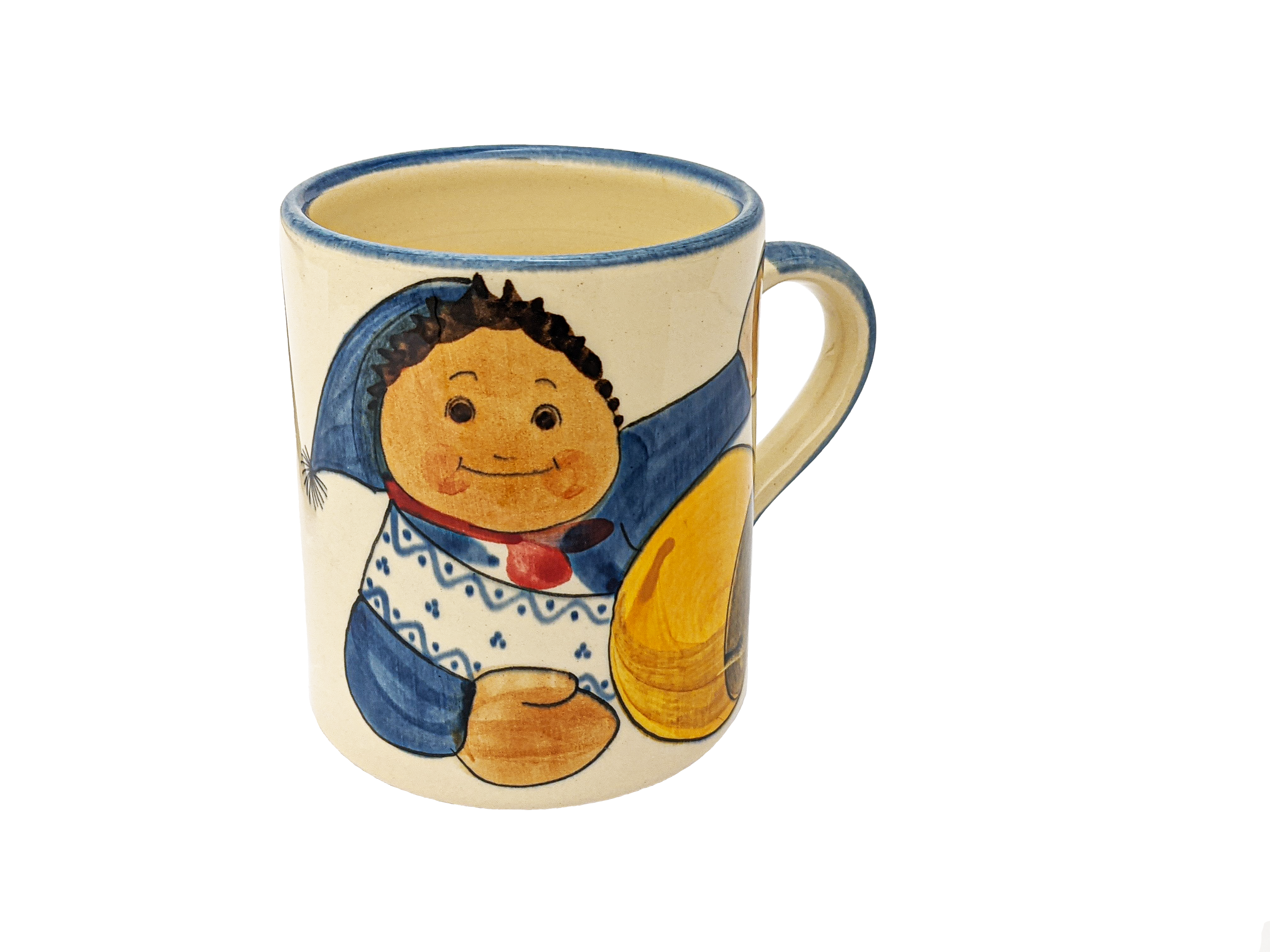 Schwendener Henkeltasse «Schellenursli» blau