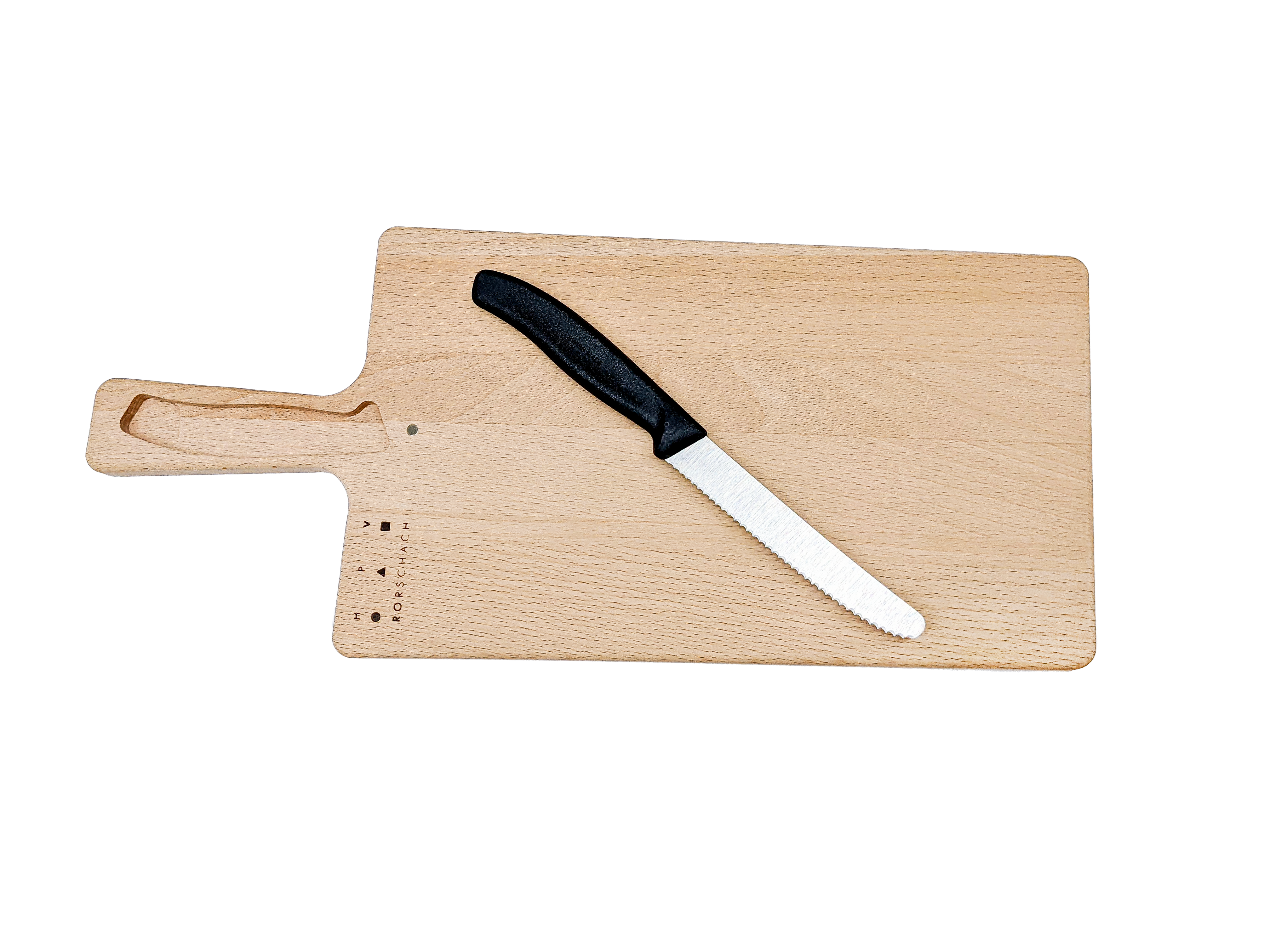 65054677 Schneidebrett mit Griff und Messer
