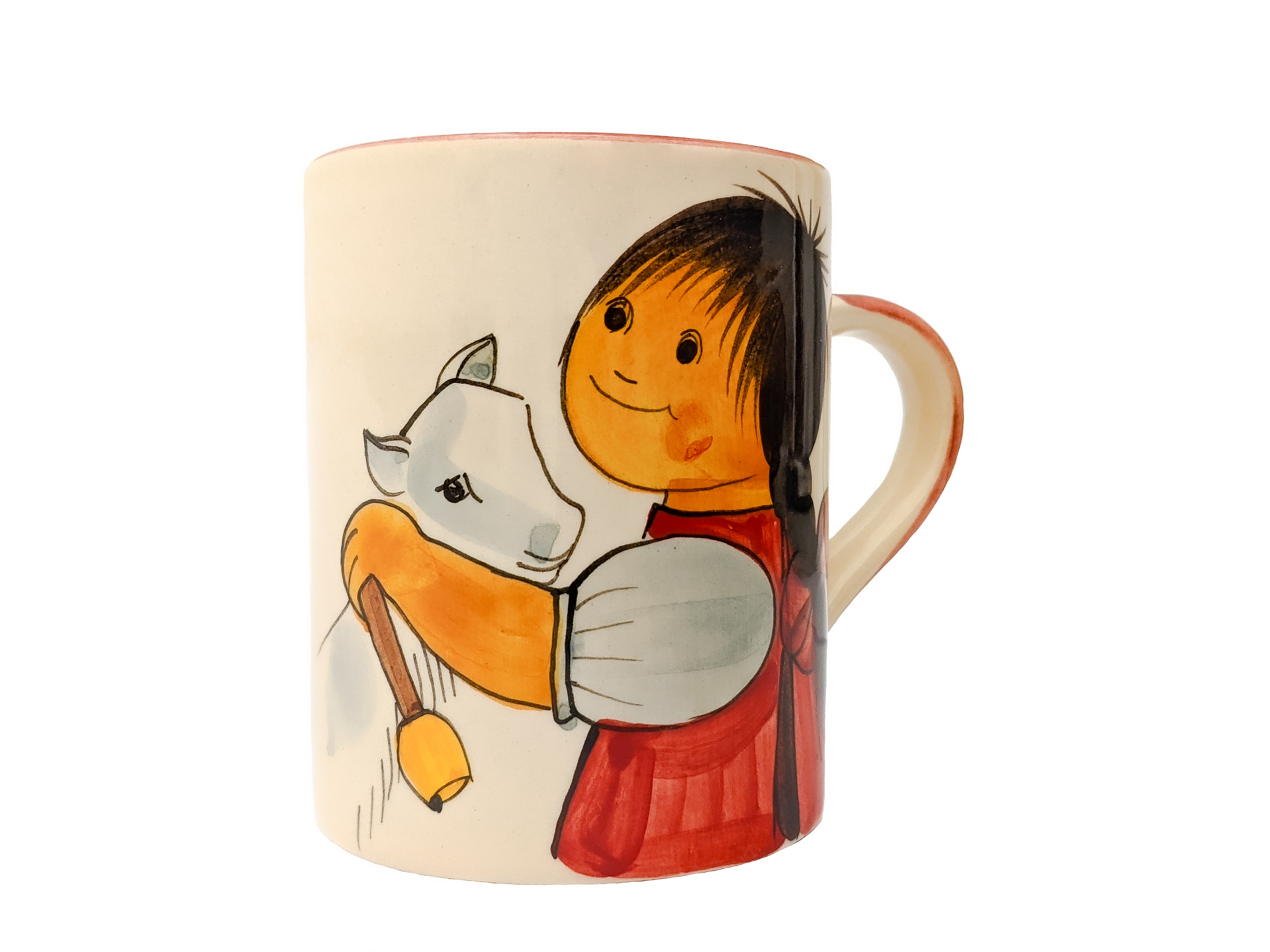 Schwendener Henkeltasse «Heidi» rosa