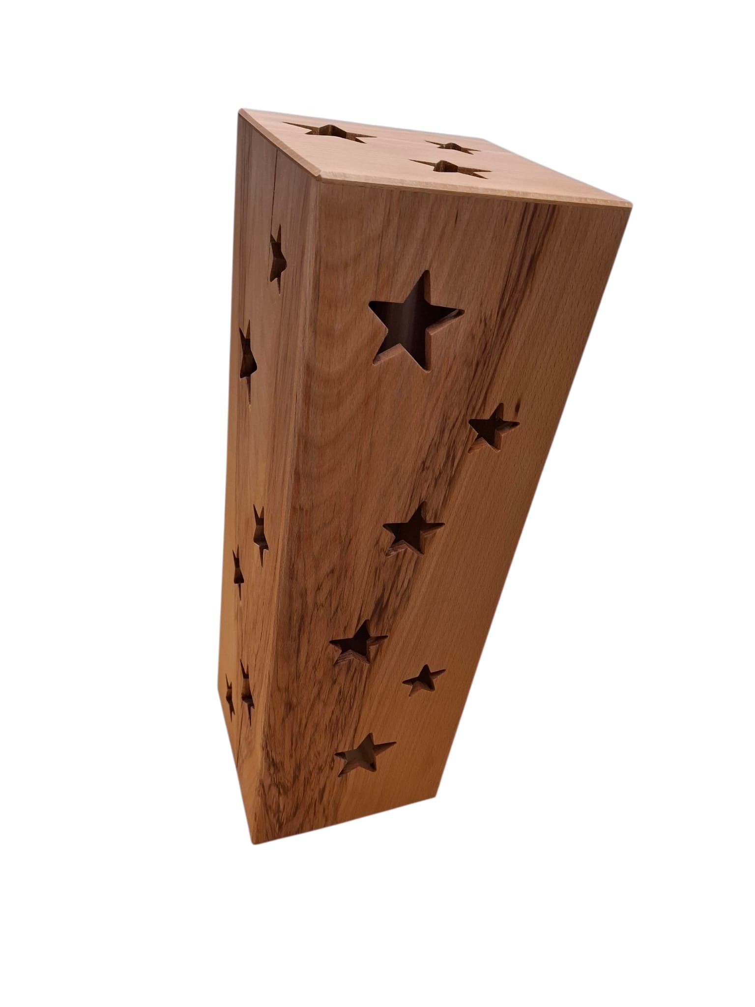 Lichtersäule Stern Buche