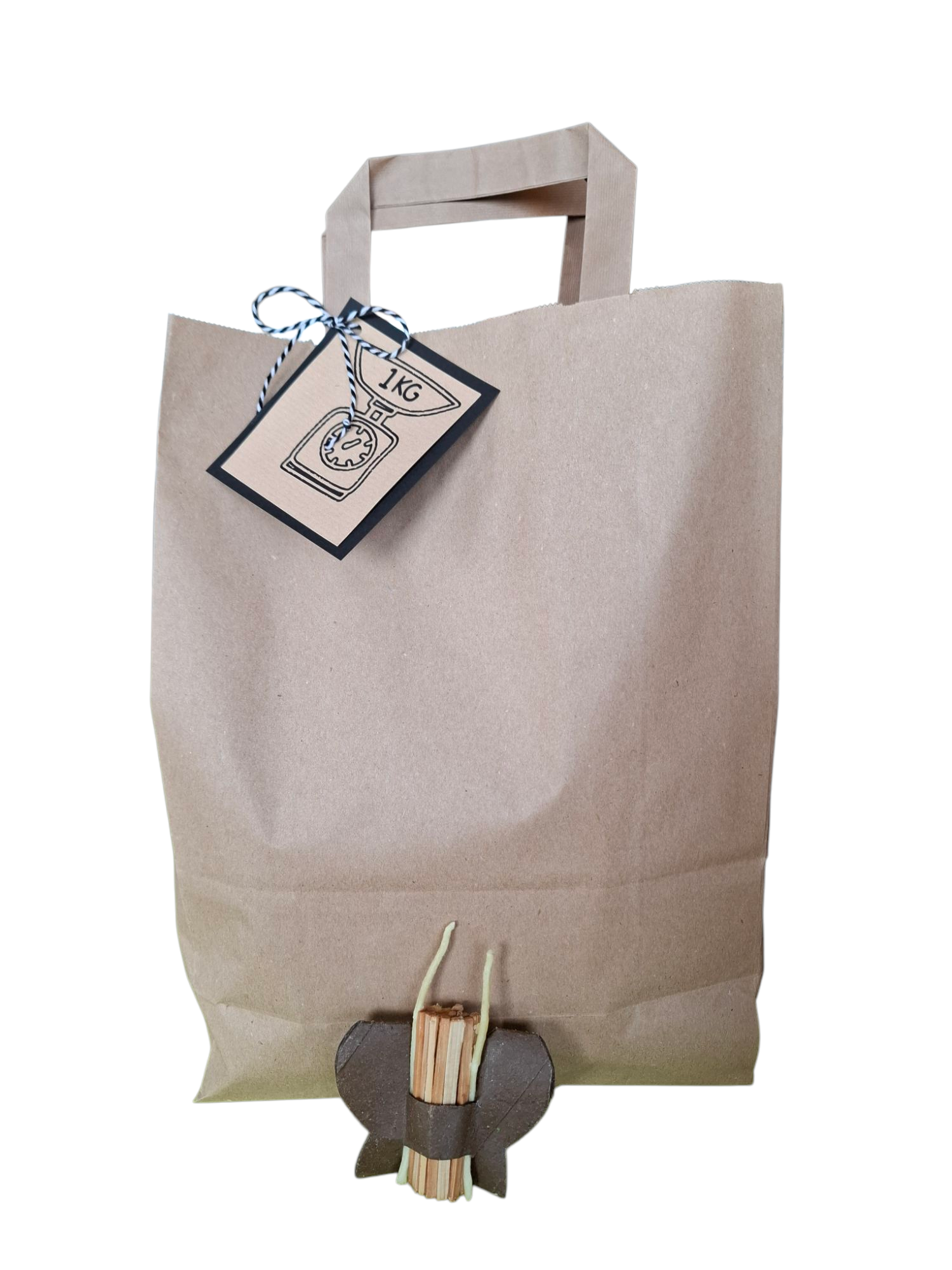 Geschenkstasche mit 1 kg Fünk