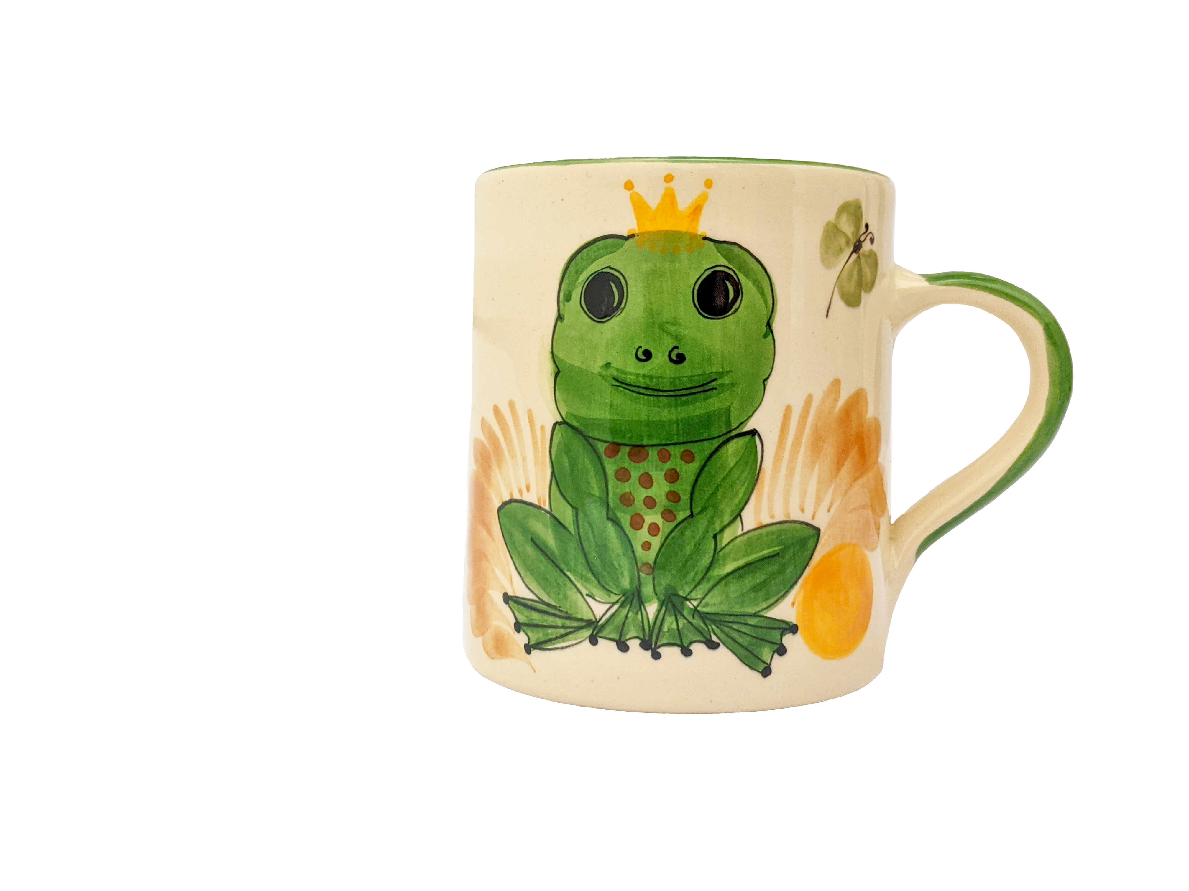 Schwendener Henkeltasse «Froschkönig» grün