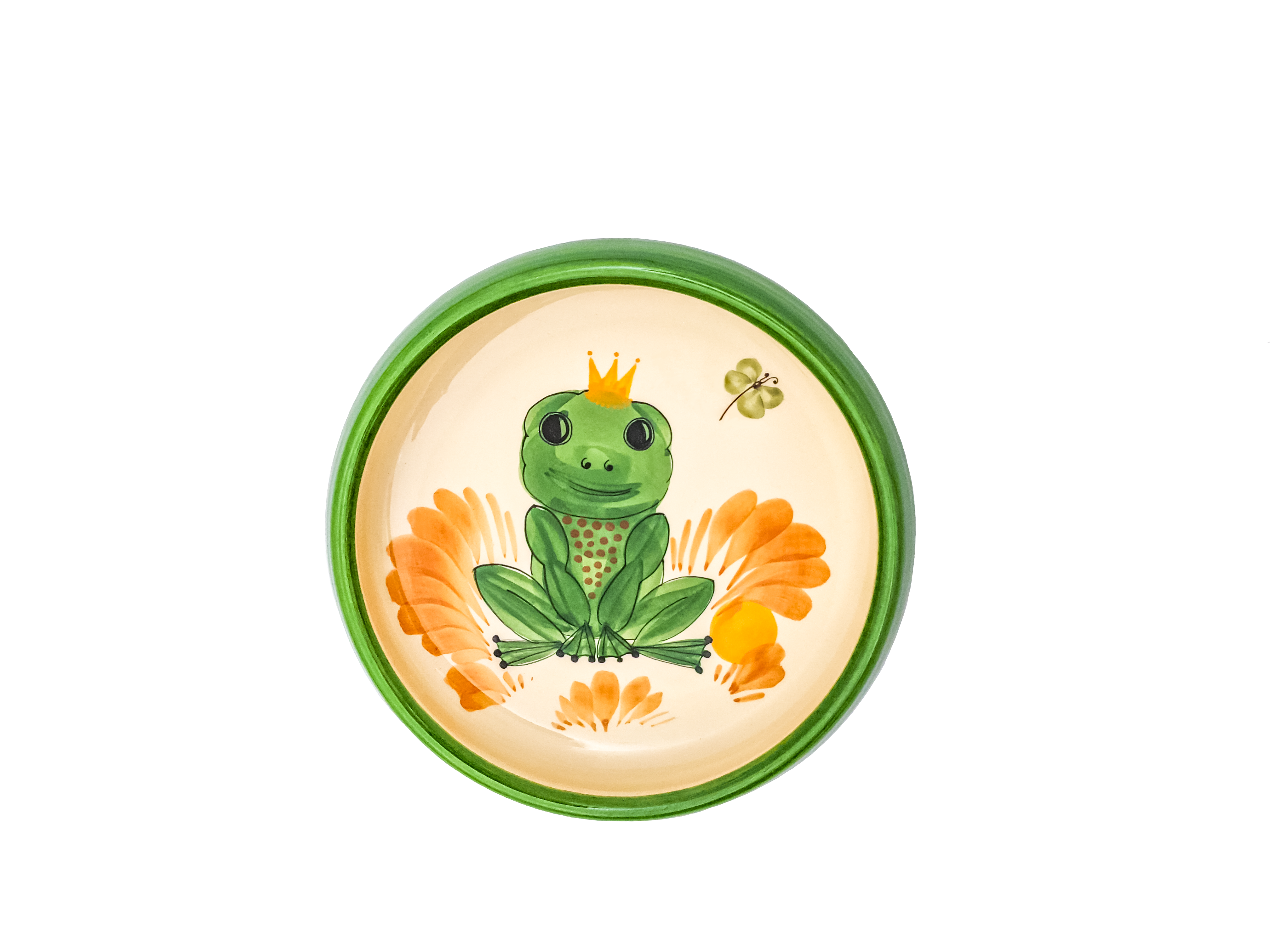 91035145 Schwendener Teller «Froschkönig» grün