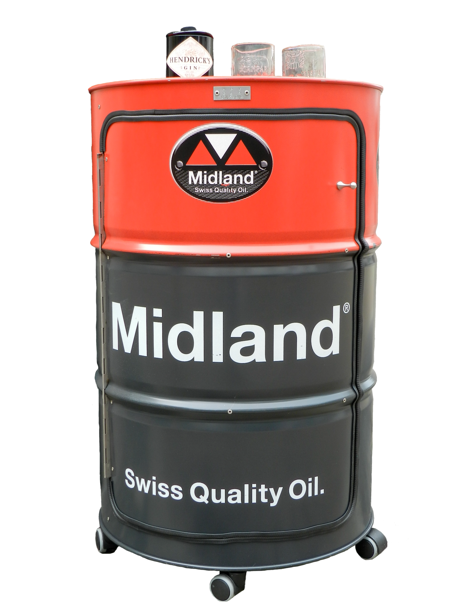 Fassbar 200l Midland auf Rollen